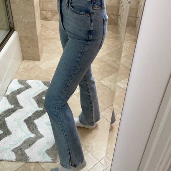 Alice & Olivia Jeans with side slit size 25 - Picture 3 of 7